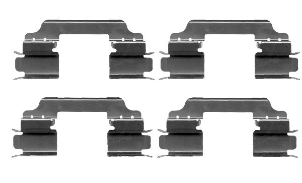 Set accesorii, placute frana 82054100 TEXTAR