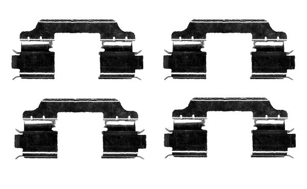 Set accesorii, placute frana 82055900 TEXTAR