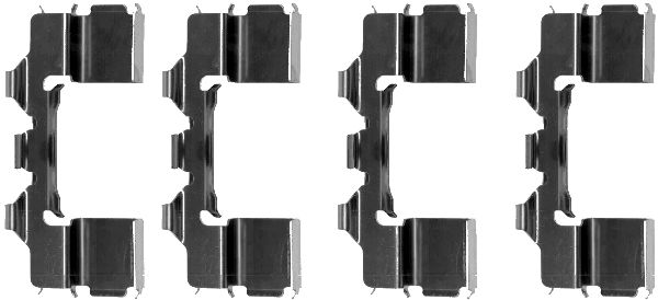 Set accesorii, placute frana 82056600 TEXTAR