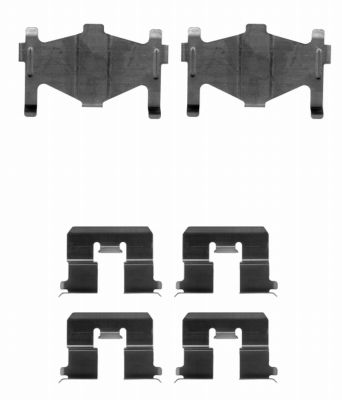 Set accesorii, placute frana 82057900 TEXTAR