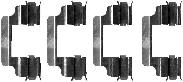 Set accesorii, placute frana 82059500 TEXTAR