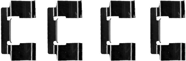 Set accesorii, placute frana 82059700 TEXTAR
