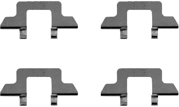 Set accesorii, placute frana 82059900 TEXTAR