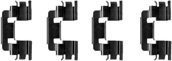 Set accesorii, placute frana 82060400 TEXTAR