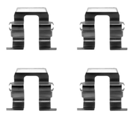 Set accesorii, placute frana 82060800 TEXTAR