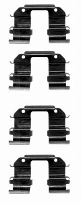 Set accesorii, placute frana 82061500 TEXTAR