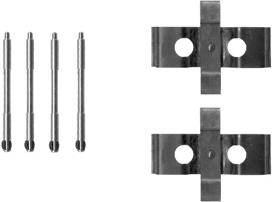 Set accesorii, placute frana 82061600 TEXTAR