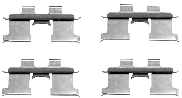Set accesorii, placute frana 82072300 TEXTAR