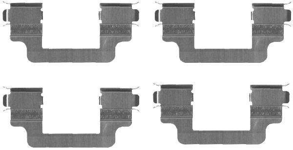 Set accesorii, placute frana 82073500 TEXTAR