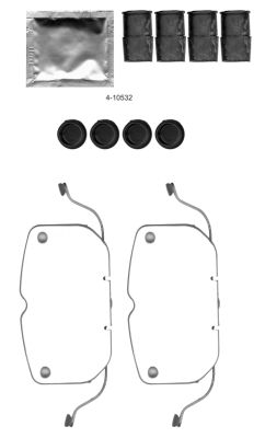 Set accesorii, etrier frana 82074800 TEXTAR