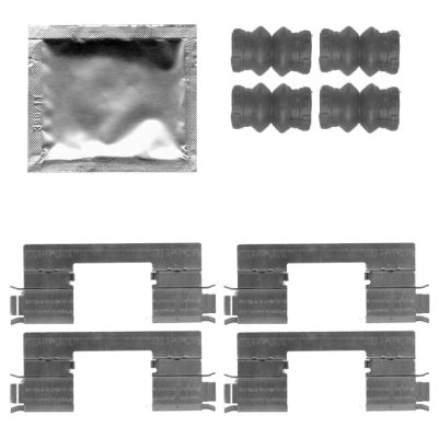 Set accesorii, placute frana 82074900 TEXTAR