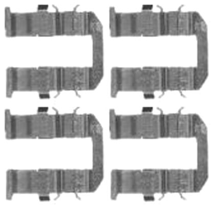 Set accesorii, placute frana 82076000 TEXTAR