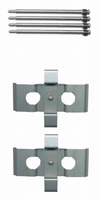 Set accesorii, placute frana 82500500 TEXTAR