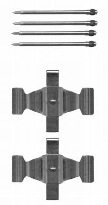Set accesorii, placute frana 82500600 TEXTAR