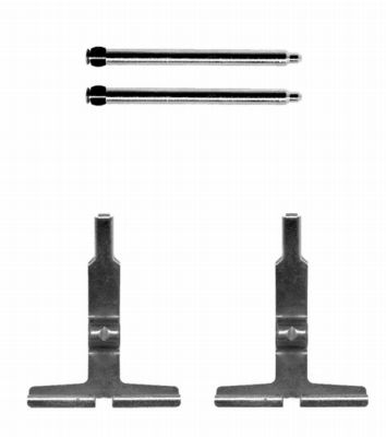 Set accesorii, placute frana 82501300 TEXTAR