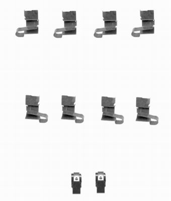 Set accesorii, placute frana 82501600 TEXTAR