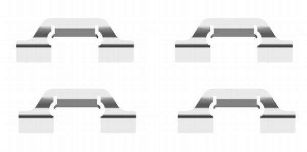 Set accesorii, placute frana 82502100 TEXTAR