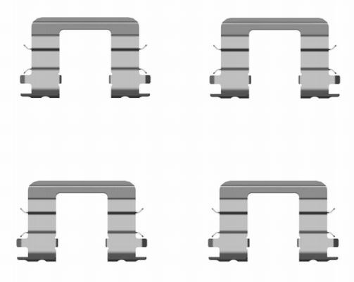 Set accesorii, placute frana 82502400 TEXTAR