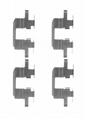 Set accesorii, placute frana 82502600 TEXTAR