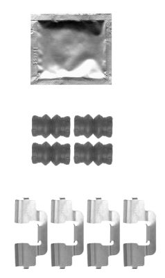 Set accesorii, placute frana 82504400 TEXTAR