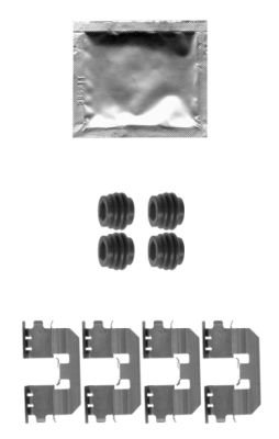 Set accesorii, placute frana 82505000 TEXTAR