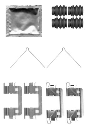 Set accesorii, placute frana 82505100 TEXTAR