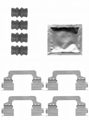Set accesorii, placute frana 82505400 TEXTAR