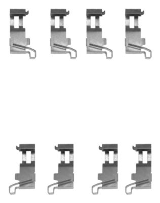 Set accesorii, placute frana 82506200 TEXTAR