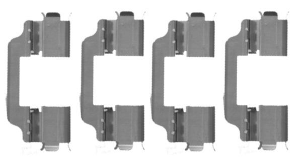 Set accesorii, placute frana 82506500 TEXTAR