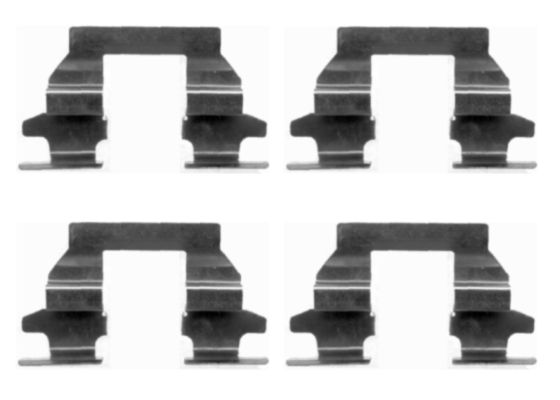 Set accesorii, placute frana 82507600 TEXTAR