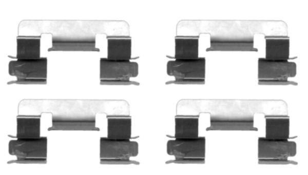 Set accesorii, placute frana 82509300 TEXTAR