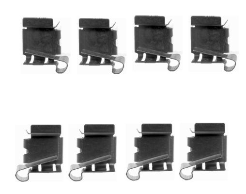 Set accesorii, placute frana 82509600 TEXTAR