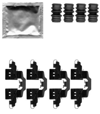 Set accesorii, placute frana 82509700 TEXTAR