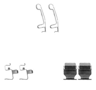 Set accesorii, placute frana 82510300 TEXTAR