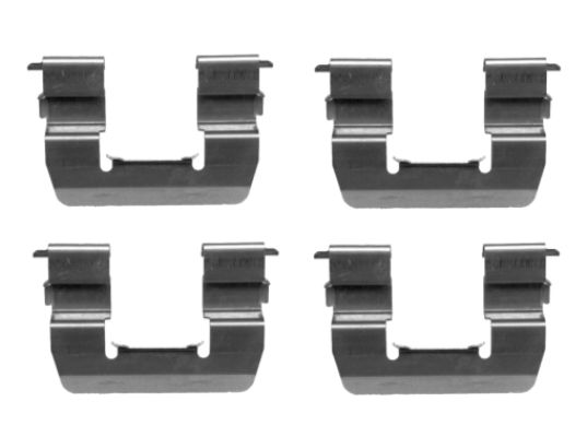 Set accesorii, placute frana 82511100 TEXTAR