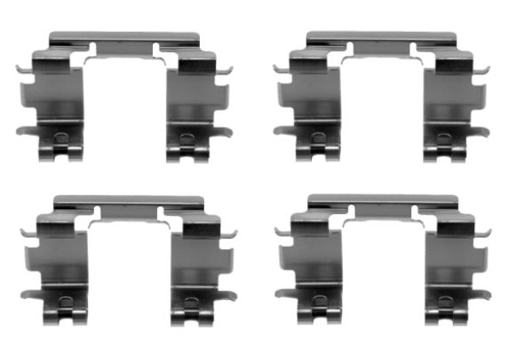 Set accesorii, placute frana 82511200 TEXTAR