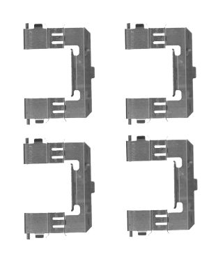 Set accesorii, placute frana 82511700 TEXTAR