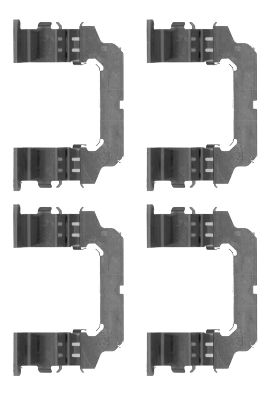 Set accesorii, placute frana 82512200 TEXTAR