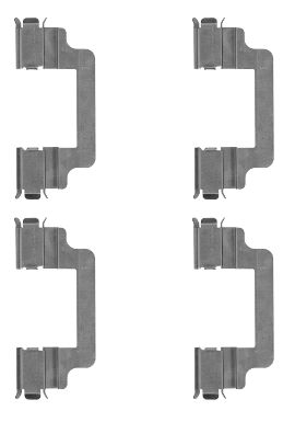 Set accesorii, placute frana 82513300 TEXTAR