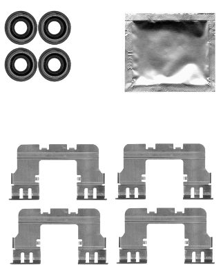 Set accesorii, placute frana 82513700 TEXTAR