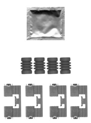 Set accesorii, placute frana 82516700 TEXTAR