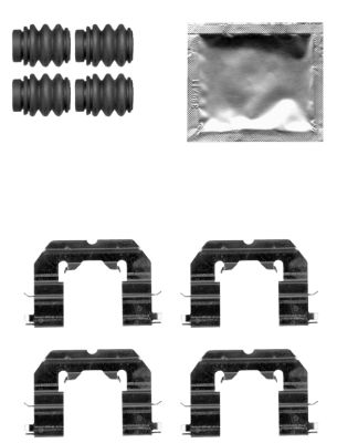 Set accesorii, placute frana 82517300 TEXTAR