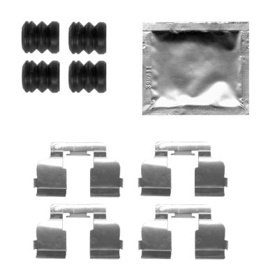 Set accesorii, placute frana 82518600 TEXTAR