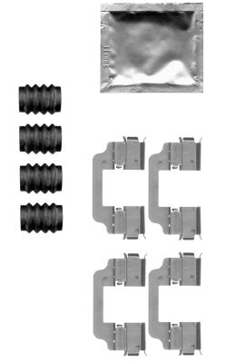 Set accesorii, placute frana 82518900 TEXTAR