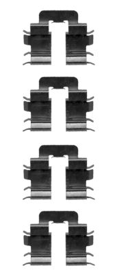 Set accesorii, placute frana 82519600 TEXTAR