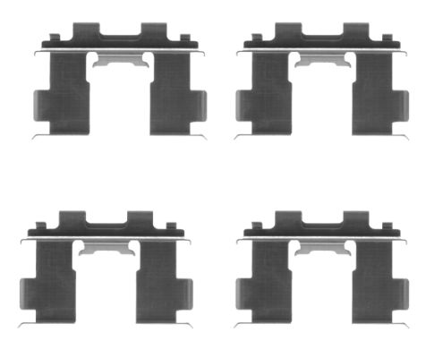 Set accesorii, placute frana 82519800 TEXTAR
