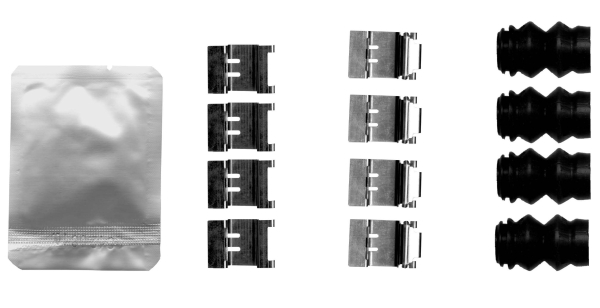 Set accesorii, placute frana 82554200 TEXTAR