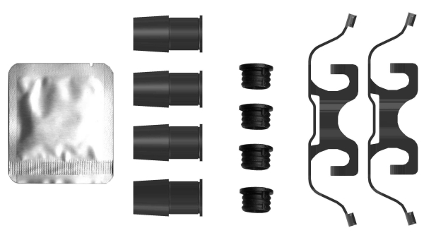 Set accesorii, etrier frana 82554400 TEXTAR