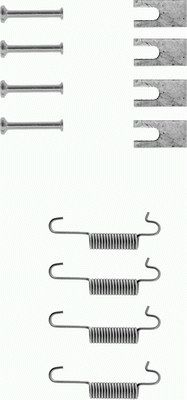 Set accesorii, sabot de frana 97000100 TEXTAR