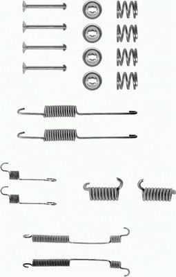 Set accesorii, sabot de frana 97000700 TEXTAR